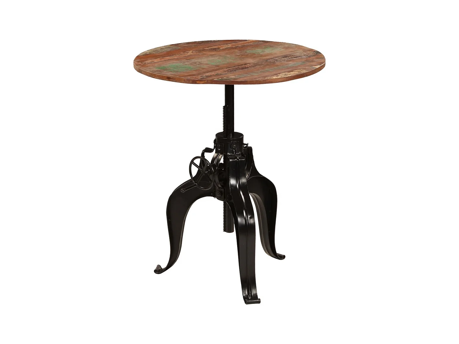 Mesa de bar madera maciza reciclada 75x(76-110) cm ES523861