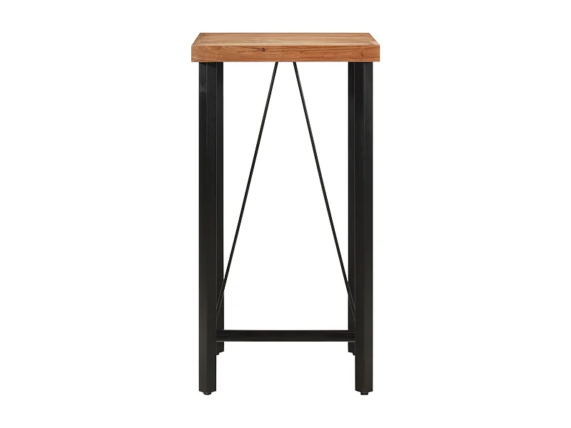 Meuble de bar 55x55x107 cm bois massif d'acacia et fer FR783854