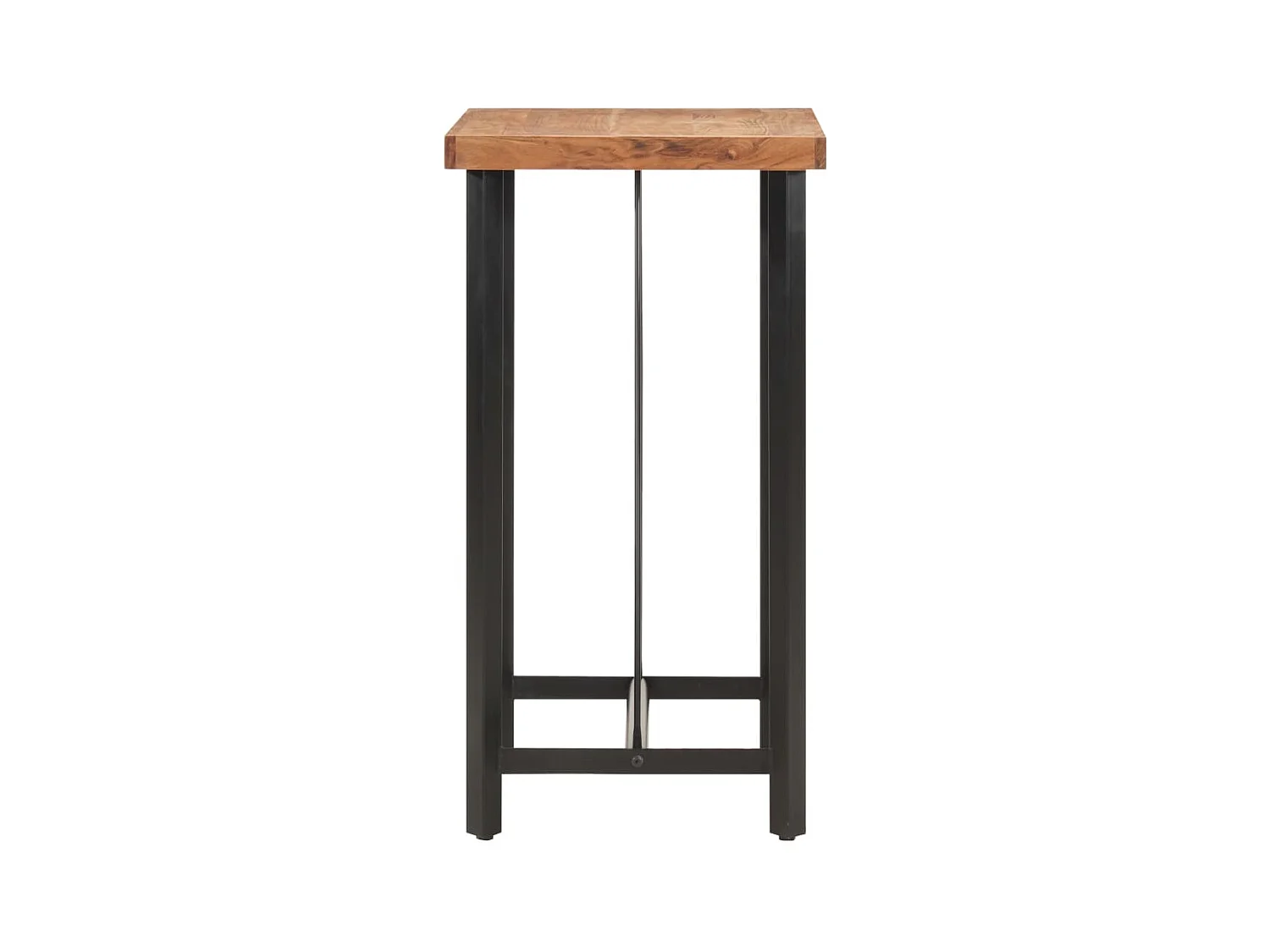 Meuble de bar 55x55x107 cm bois massif d'acacia et fer FR783854