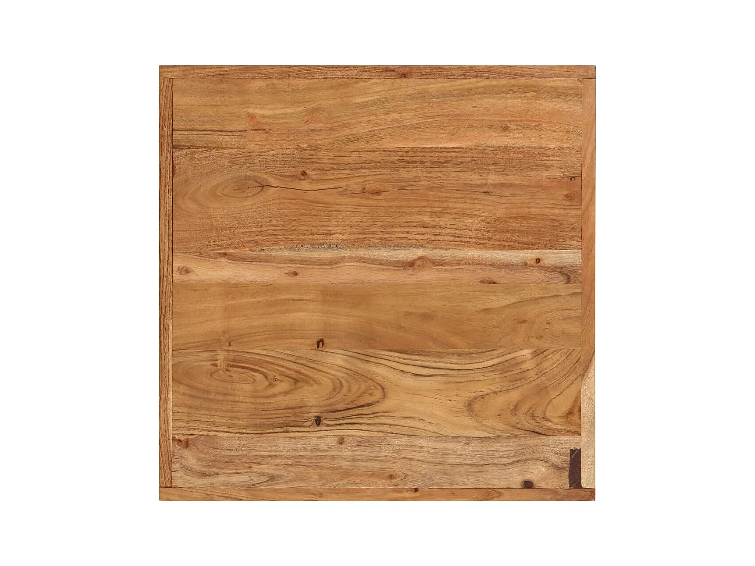 Meuble de bar 55x55x107 cm bois massif d'acacia et fer FR783854