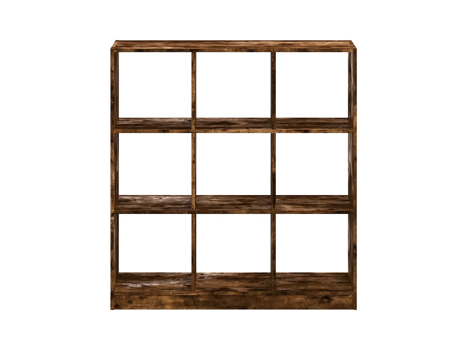 Bibliothèque chêne fumé 102x32x108 cm bois d'ingénierie FR630234