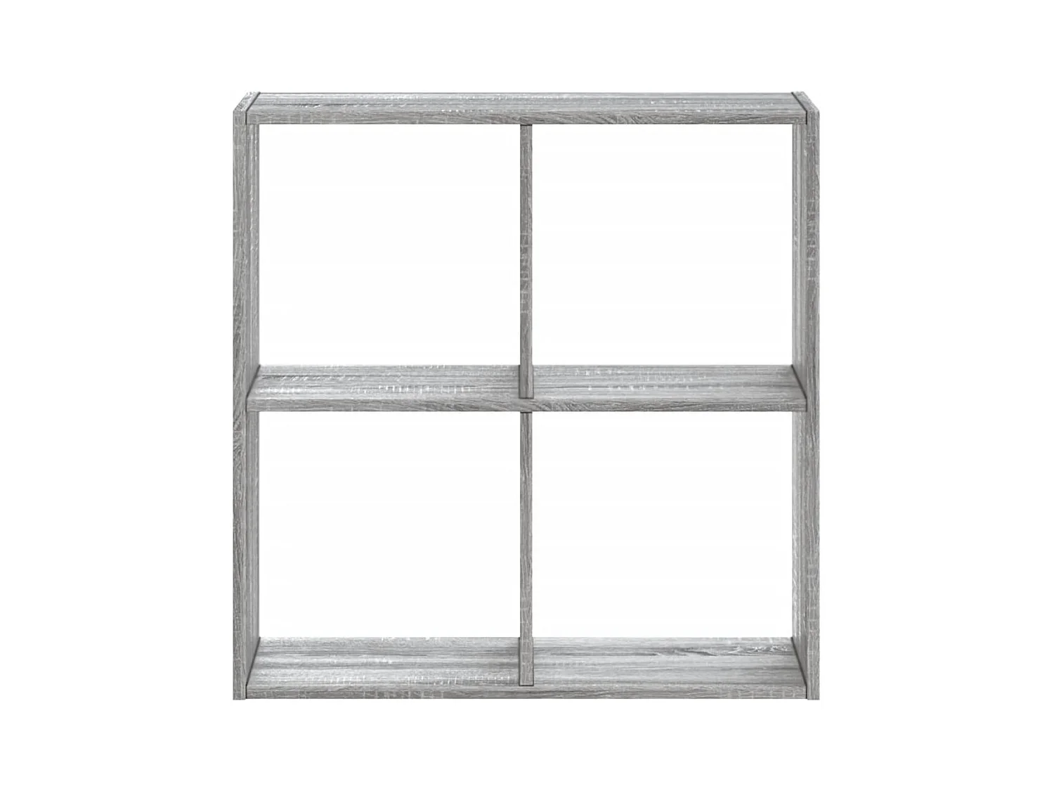 Biblioteca de madera de ingeniería gris Sonoma 68,5x32x68,5 cm ES587919