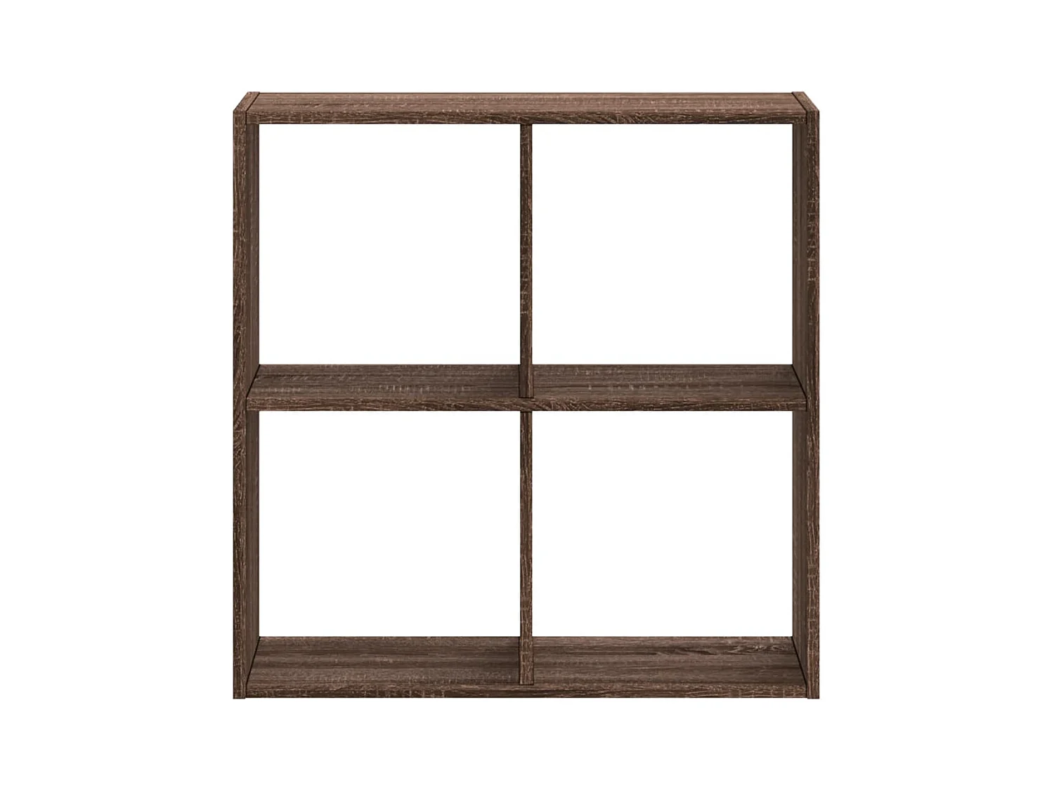 Bibliothèque chêne marron 68,5x32x68,5 cm bois d'ingénierie FR396067