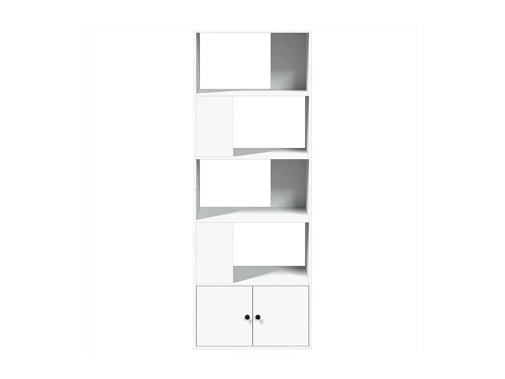 Bibliothèque blanc 70x36x189 cm bois d'ingénierie FR909369