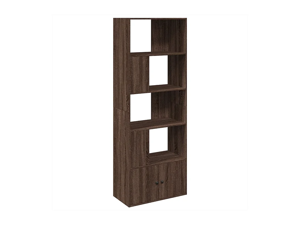 Bibliothèque chêne marron 70x36x189 cm bois d'ingénierie FR372333