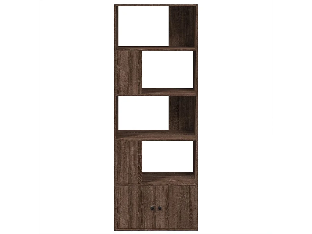 Bibliothèque chêne marron 70x36x189 cm bois d'ingénierie FR372333