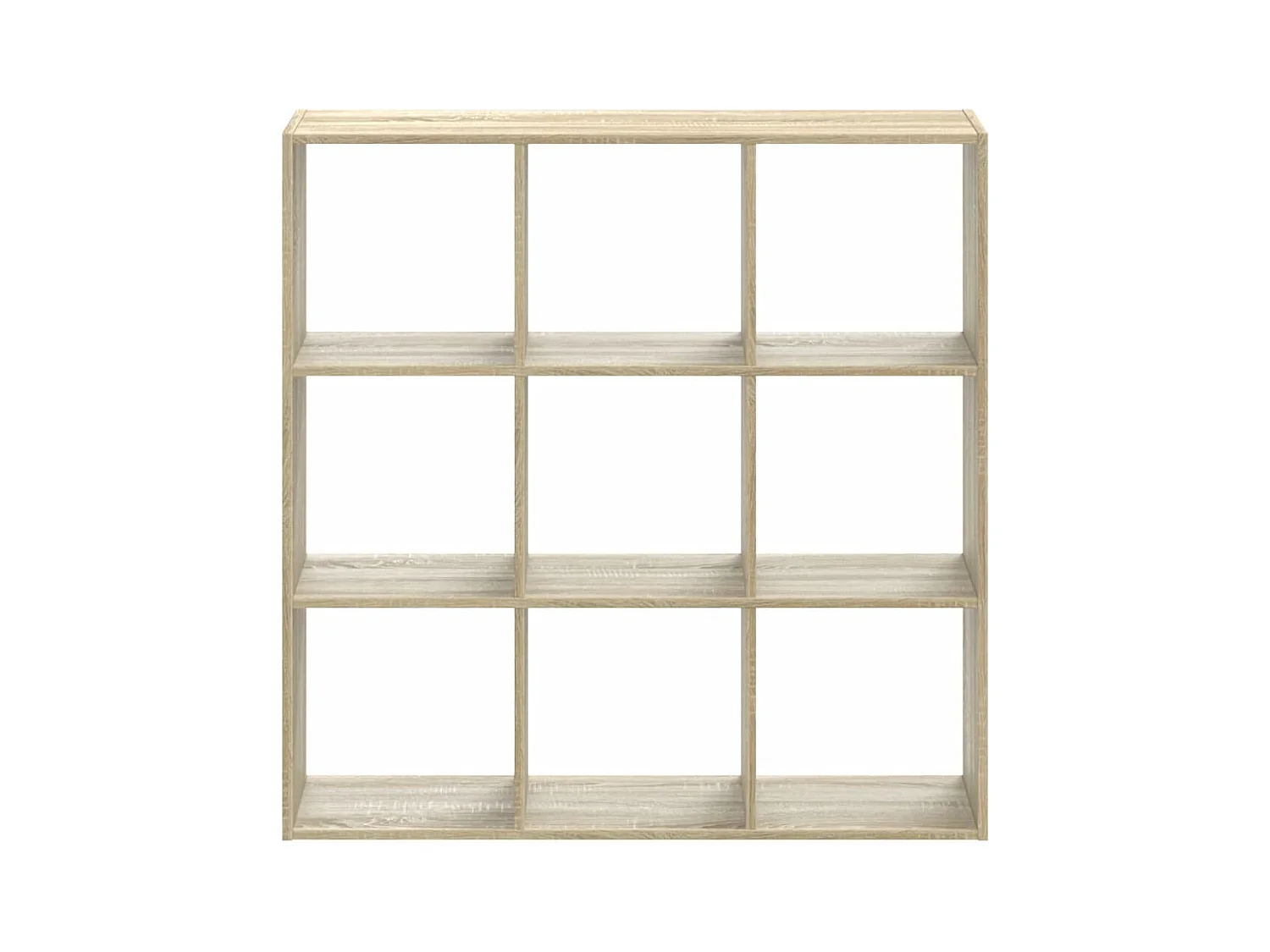 Bibliothèque chêne sonoma 102x32x102 cm bois d'ingénierie FR746787