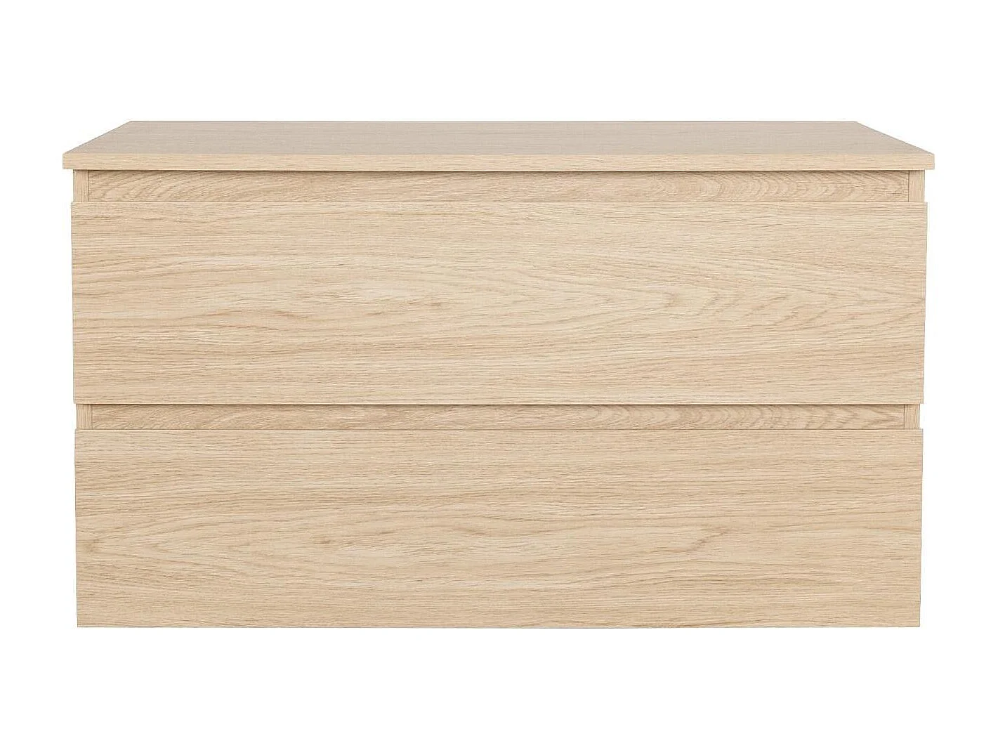 Meuble simple con lavabo decorativo de roble de 80 cm SORRENTO