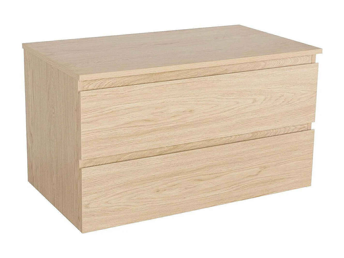 Einzelwaschtischunterschrank mit Eichendekor 80 cm SORRENTO