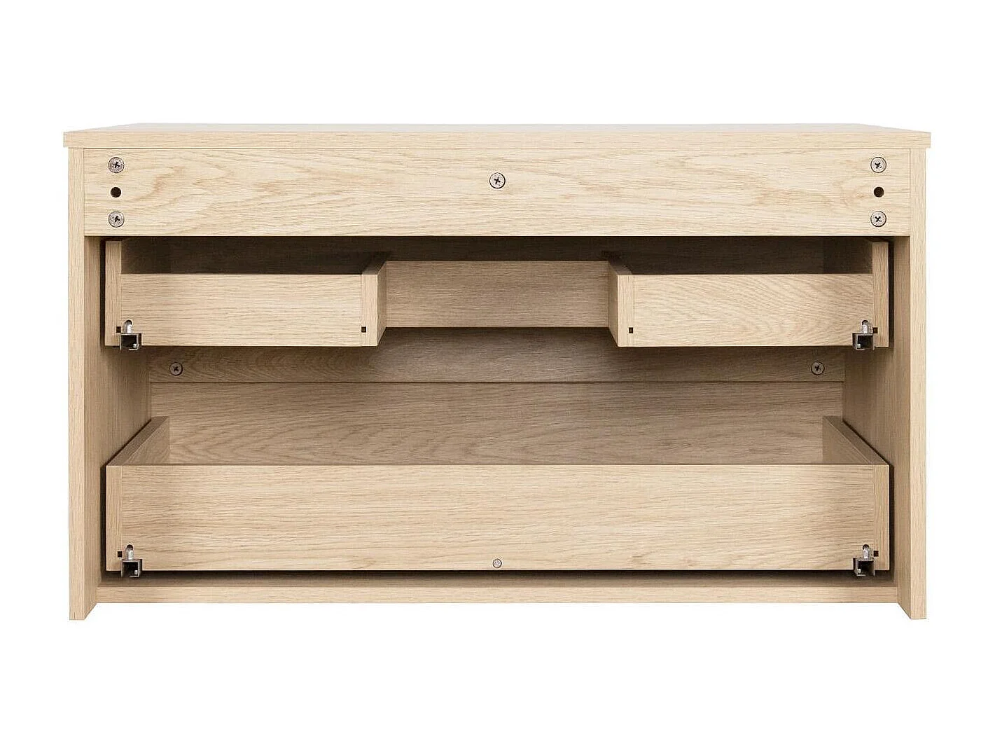 Einzelwaschtischunterschrank mit Eichendekor 80 cm SORRENTO