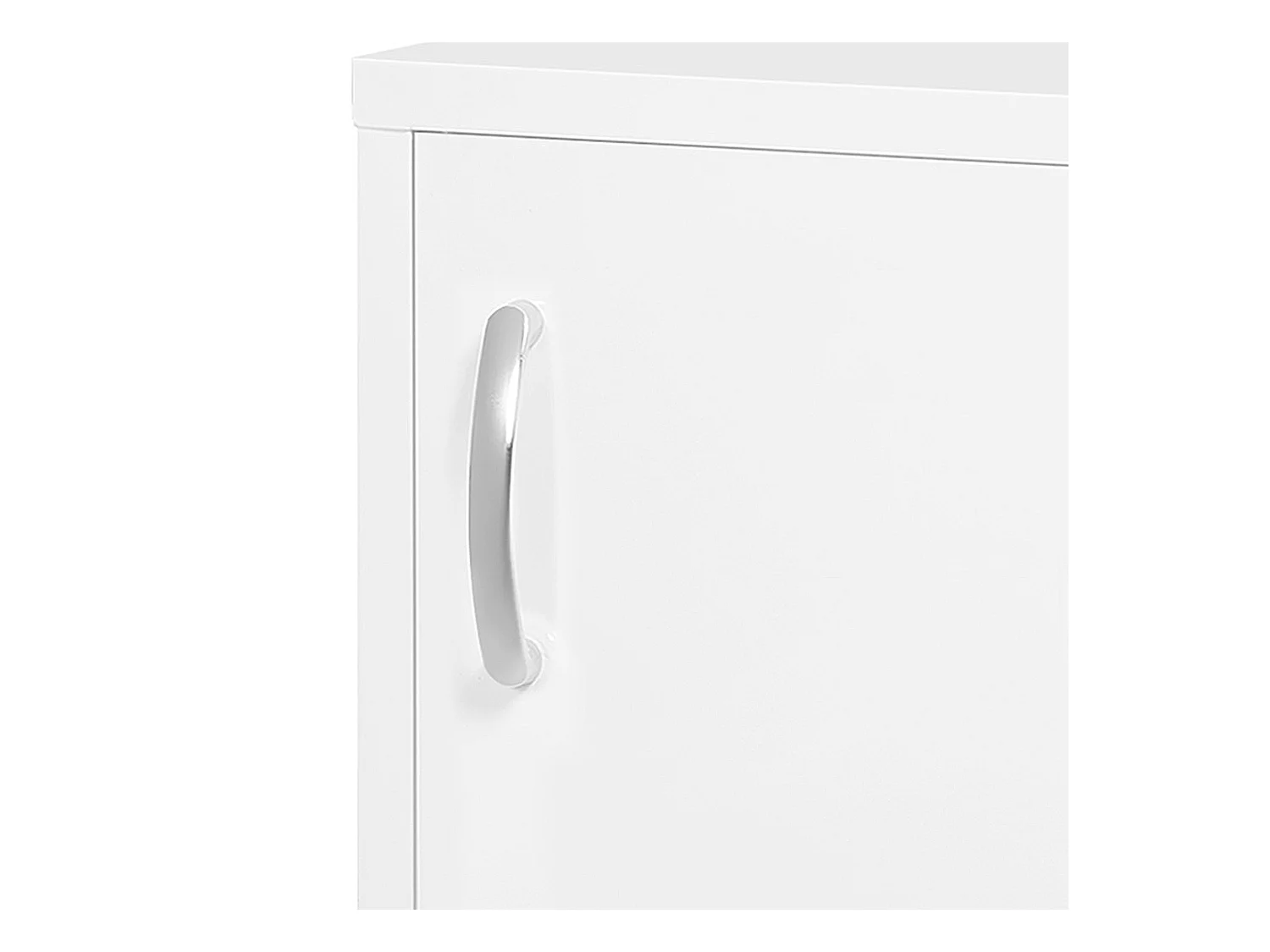 Armoire à pharmacie murale verrouillable avec 2 clés, en acier blanc, 40 x 15 x 53,5 cm