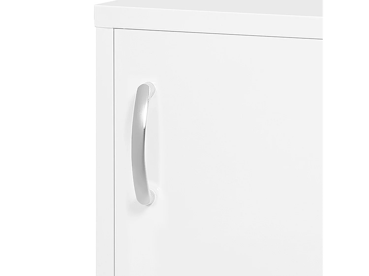 Abschließbarer Wandapothekenschrank mit 2 Schlüsseln, weißer Stahl, 40 x 15 x 53,5 cm