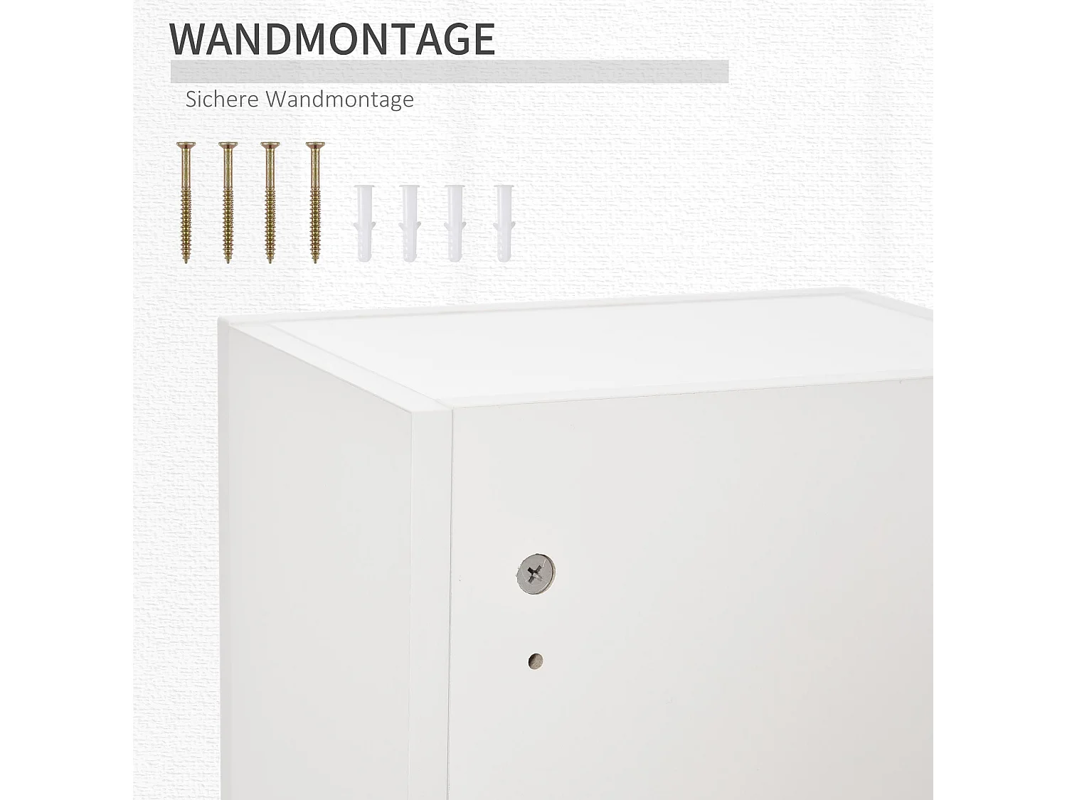 Armário de medicamentos de parede com fechadura e ajustável, com cruzeta de primeiros socorros