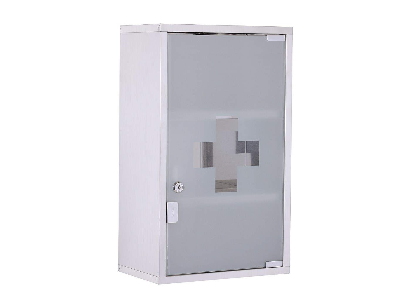 Armoire à Pharmacie De Premiers Secours Vintage Années 50/60 - En Métal, Dimensions 37x30x16 Cm