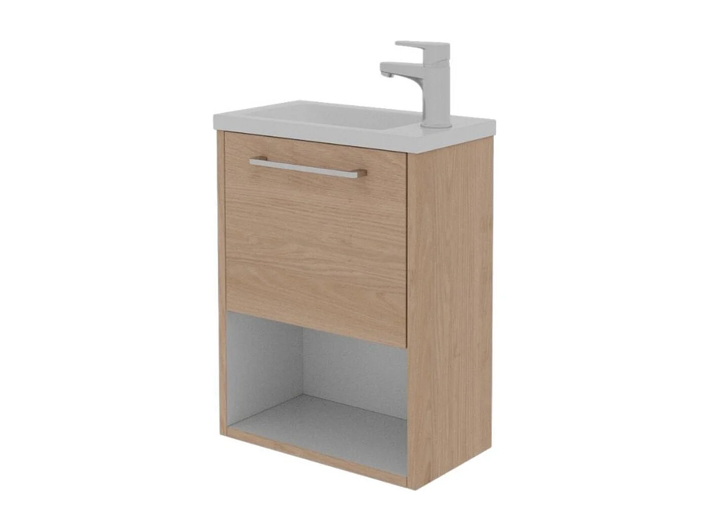 Conjunto mueble lavamanos + grifo NIKA