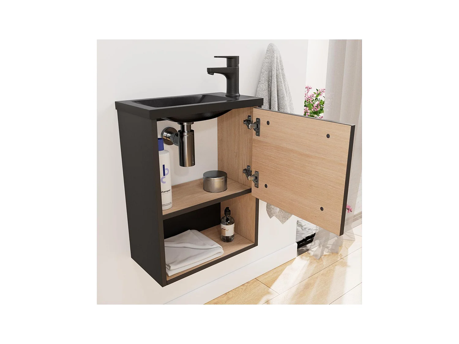 Lavabo NIKA + set rubinetto