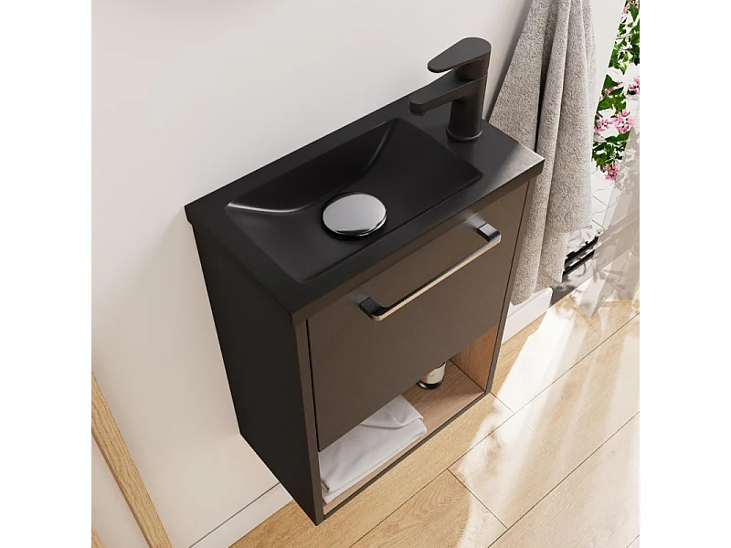 Conjunto mueble de lavabo + grifo NIKA