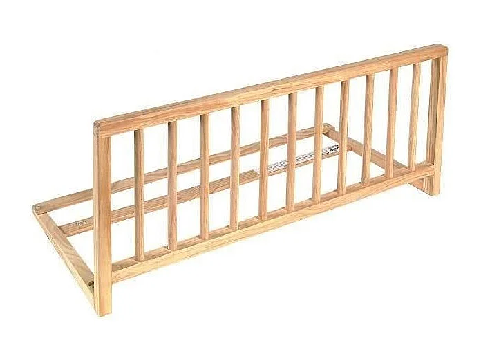 Nidalys Barriere de lit bois naturel 120 CM norme BS