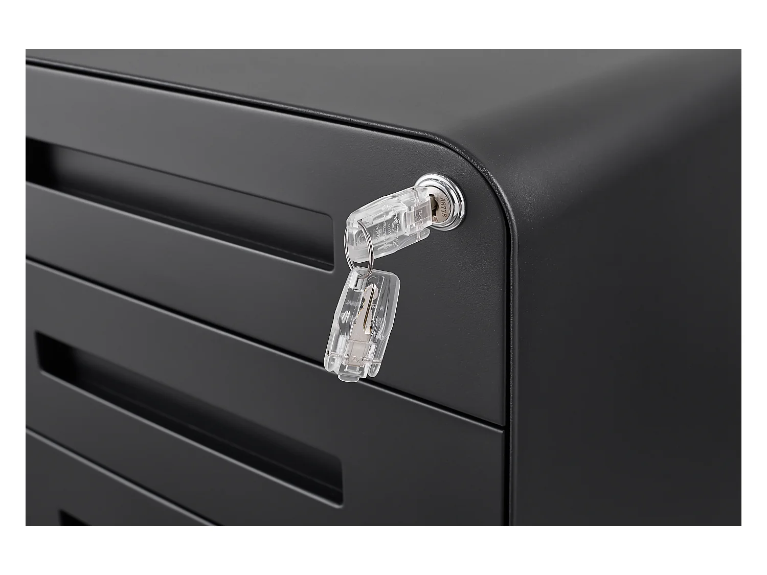 Mobiler Aktenschrank mit 3 Schubladen unter dem Schreibtisch, einfacher und vielseitiger Aufbewahrungsschrank