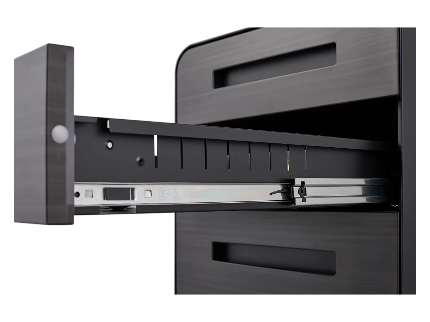 Mobiler Aktenschrank mit 3 Schubladen für Legal-/Letter-/A4-Dokumente, 5 Rollen