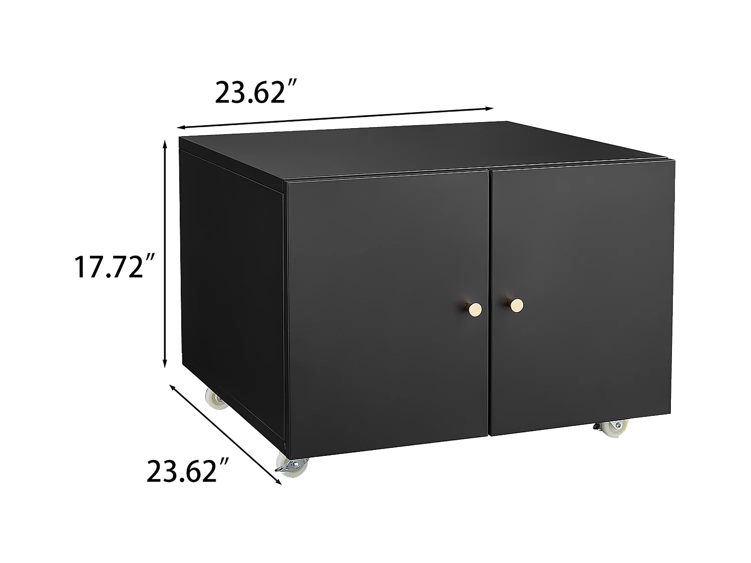 Druckerständer aus Metall mit Stauraum, mobile Druckertische