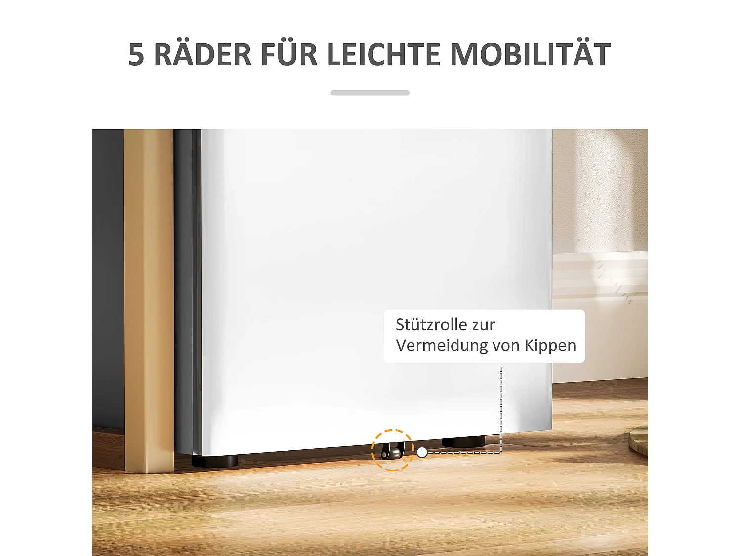 Mobiele archiefkast met 3 lades, afsluitbaar kantoorkast met hangmappen