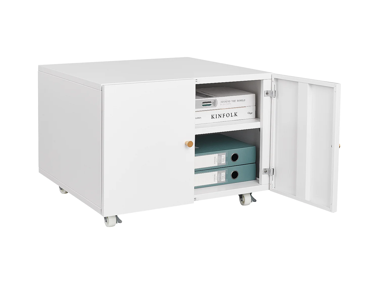 Druckerständer aus Metall mit Stauraum, Mobile Druckertische