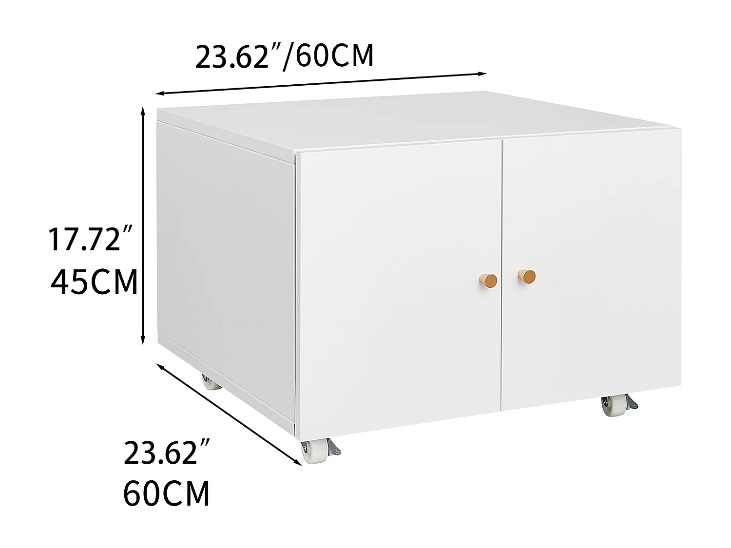 Metalen printerstandaard met opbergruimte, mobiele printertafels