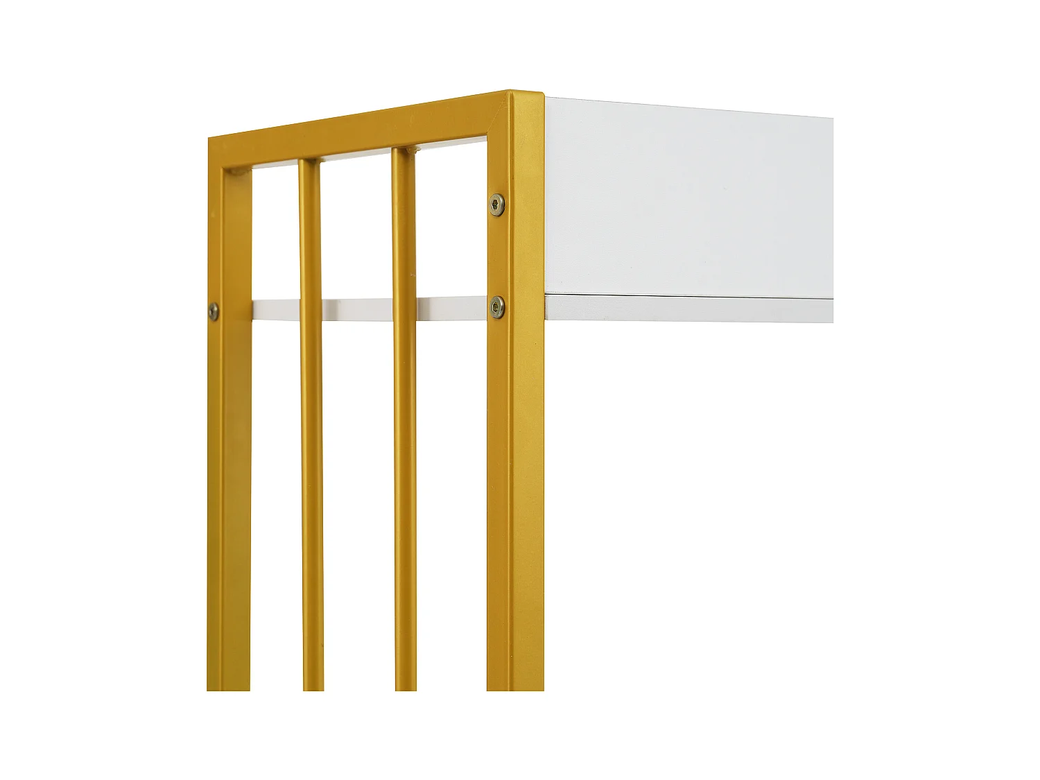 Boekenkast met 6 planken, verticale planken met deuren en lades, stalen planken