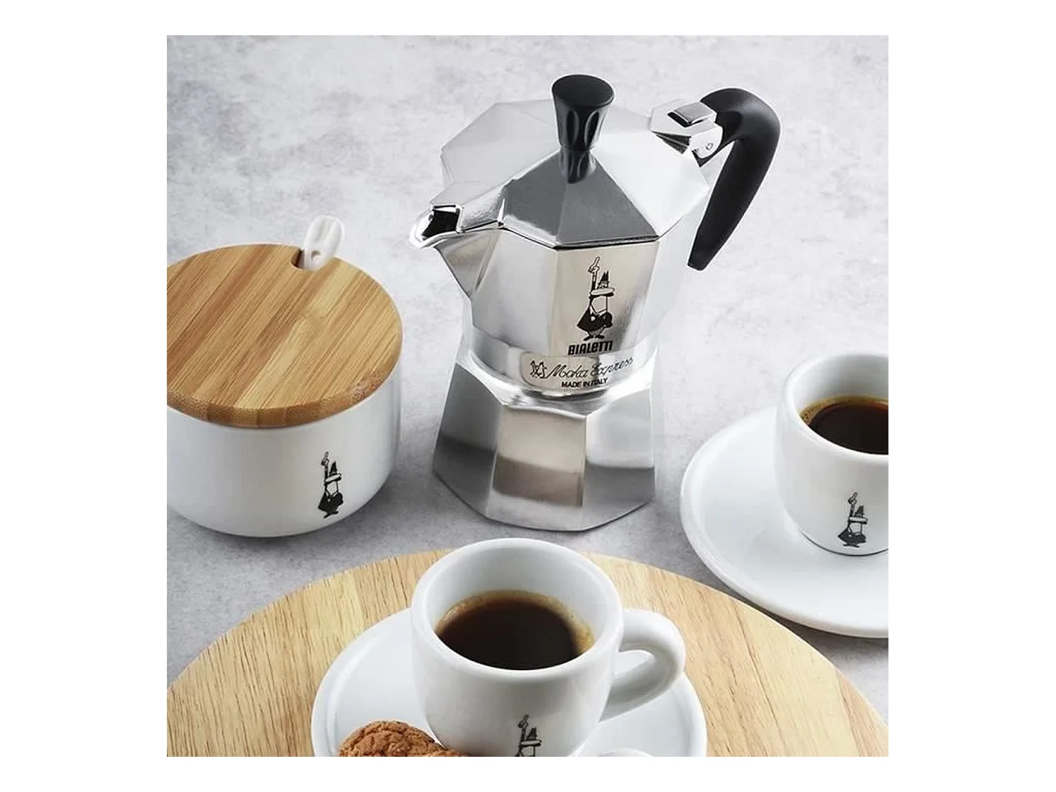 Caffettiera Italiana BIALETTI Moka Express in Alluminio 4 Tazze