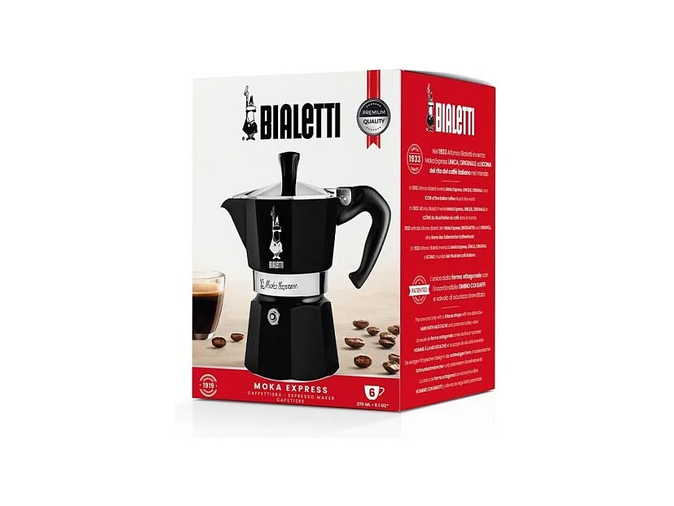 Italienische Kaffeemaschine BIALETTI Rainbow Grün 6 Tassen 0,30 L