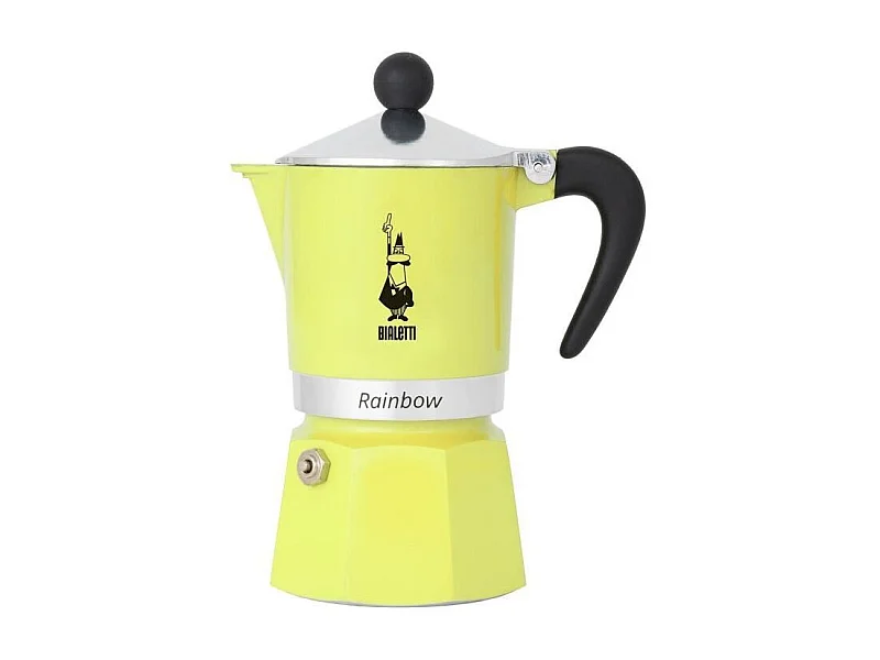 Italiaanse Koffiezetapparaat BIALETTI Rainbow Geel 6 Kopjes 0,30 L