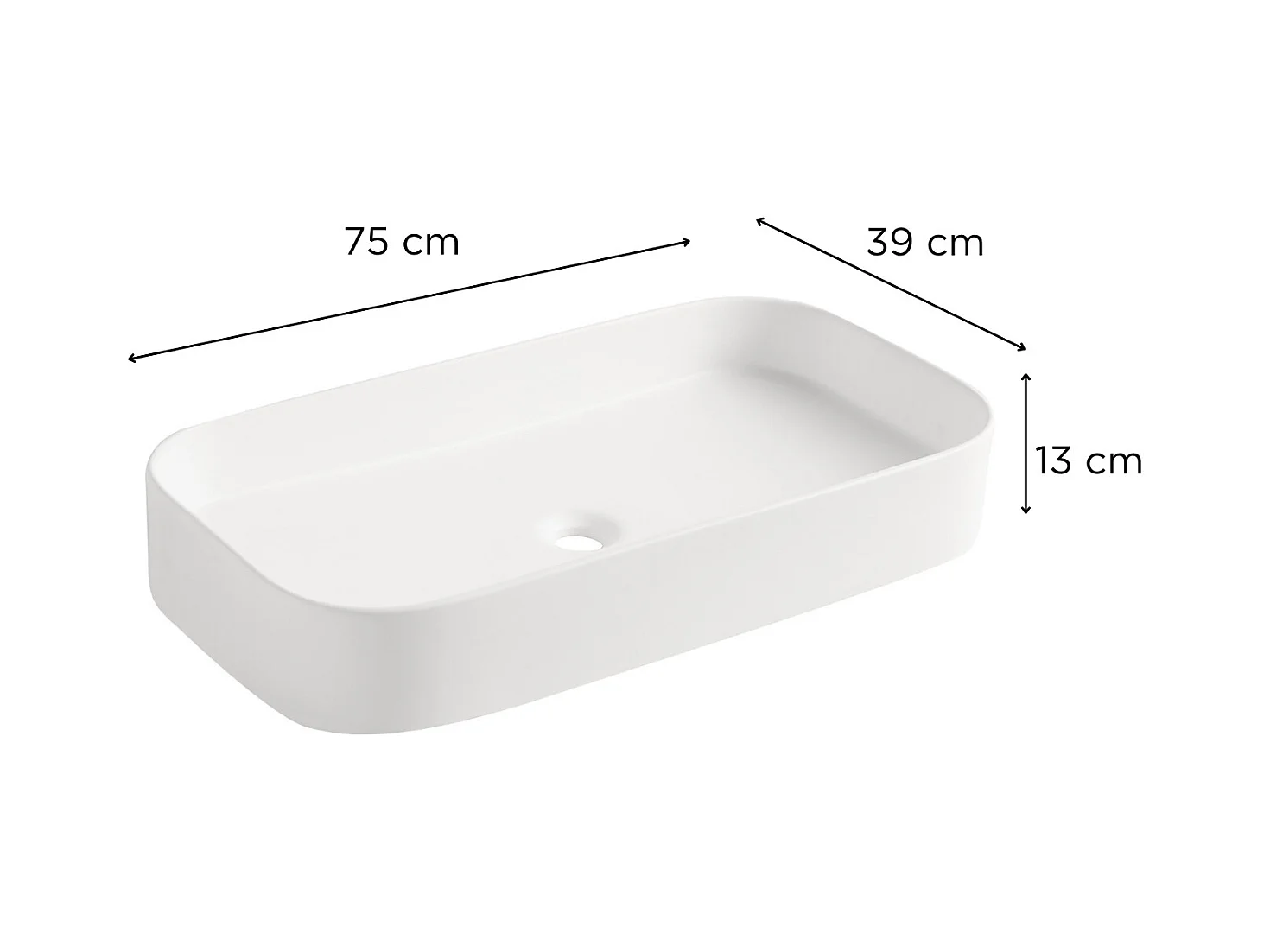 VASQUE JOSY BLANC MAT