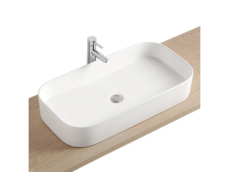 Vasque josy blanc mat