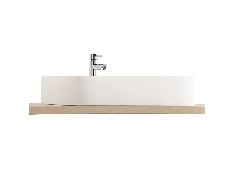 Vasque josy blanc mat