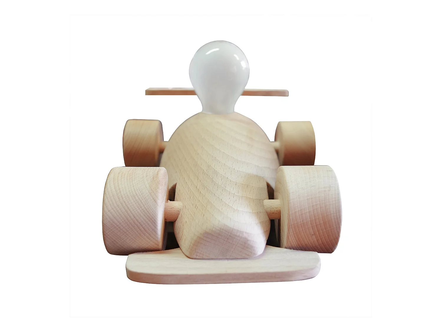 Lampe d'Enfant TOSEL ,bois,naturel,H24xD14xP14cm