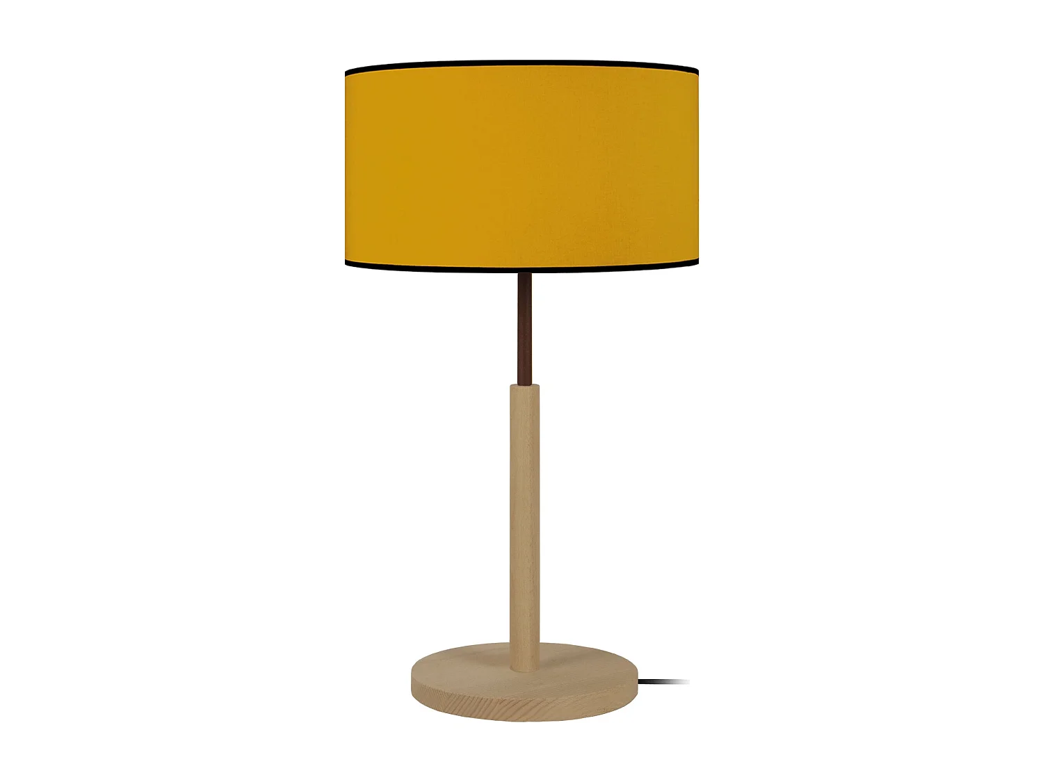 Lámpara de Mesa  TOSEL ,madera,natural, A 31xD16x P 16cm