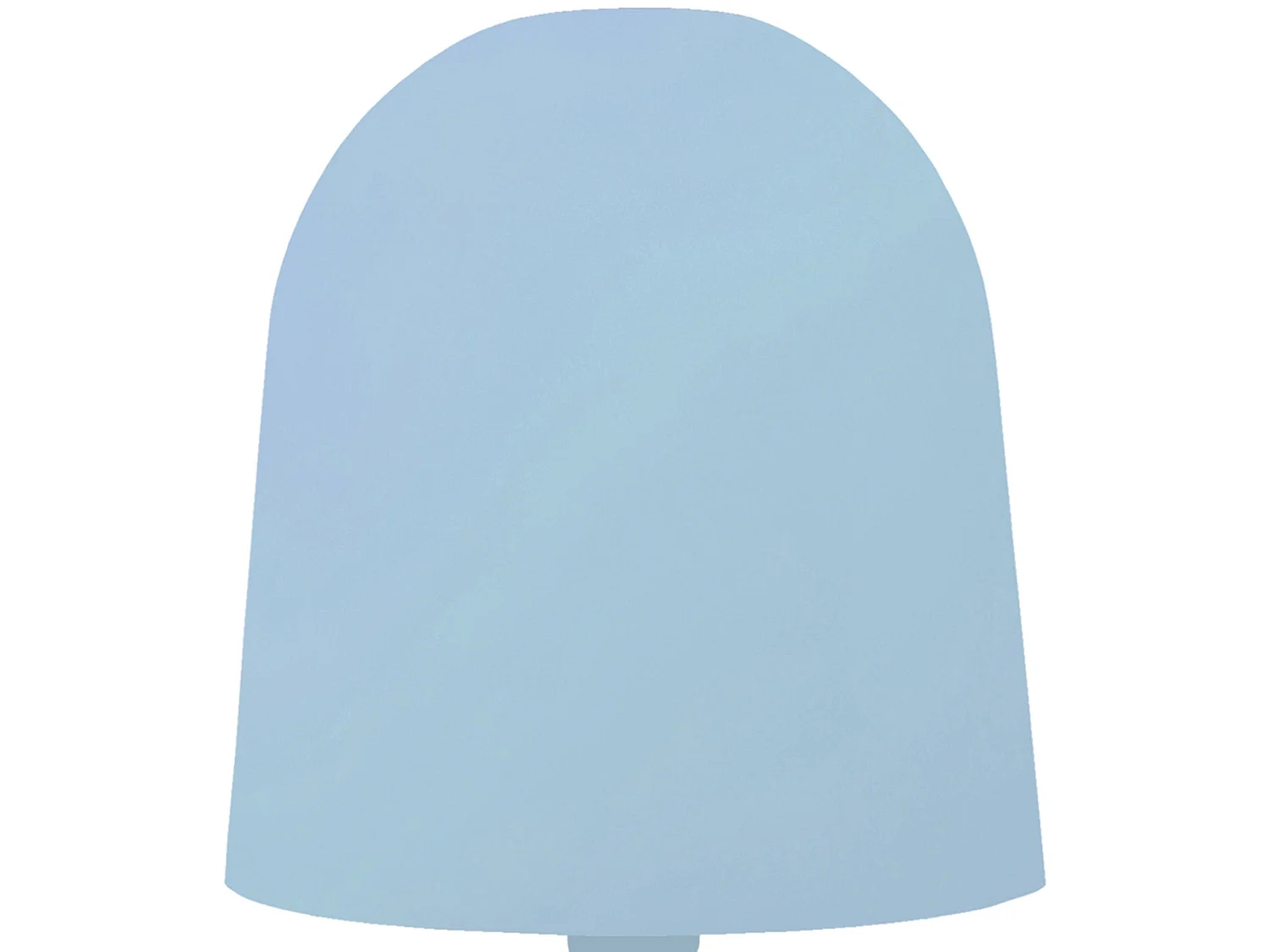 Lampada da tavolo legno cone giallo PETITE BRITTA blu D'17cm