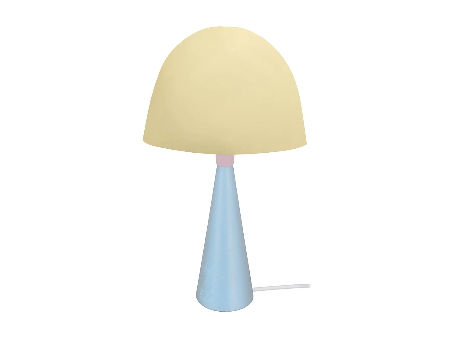 Lámpara de noche TOSEL ,metal,madera,beige,A37xD17xP17cm