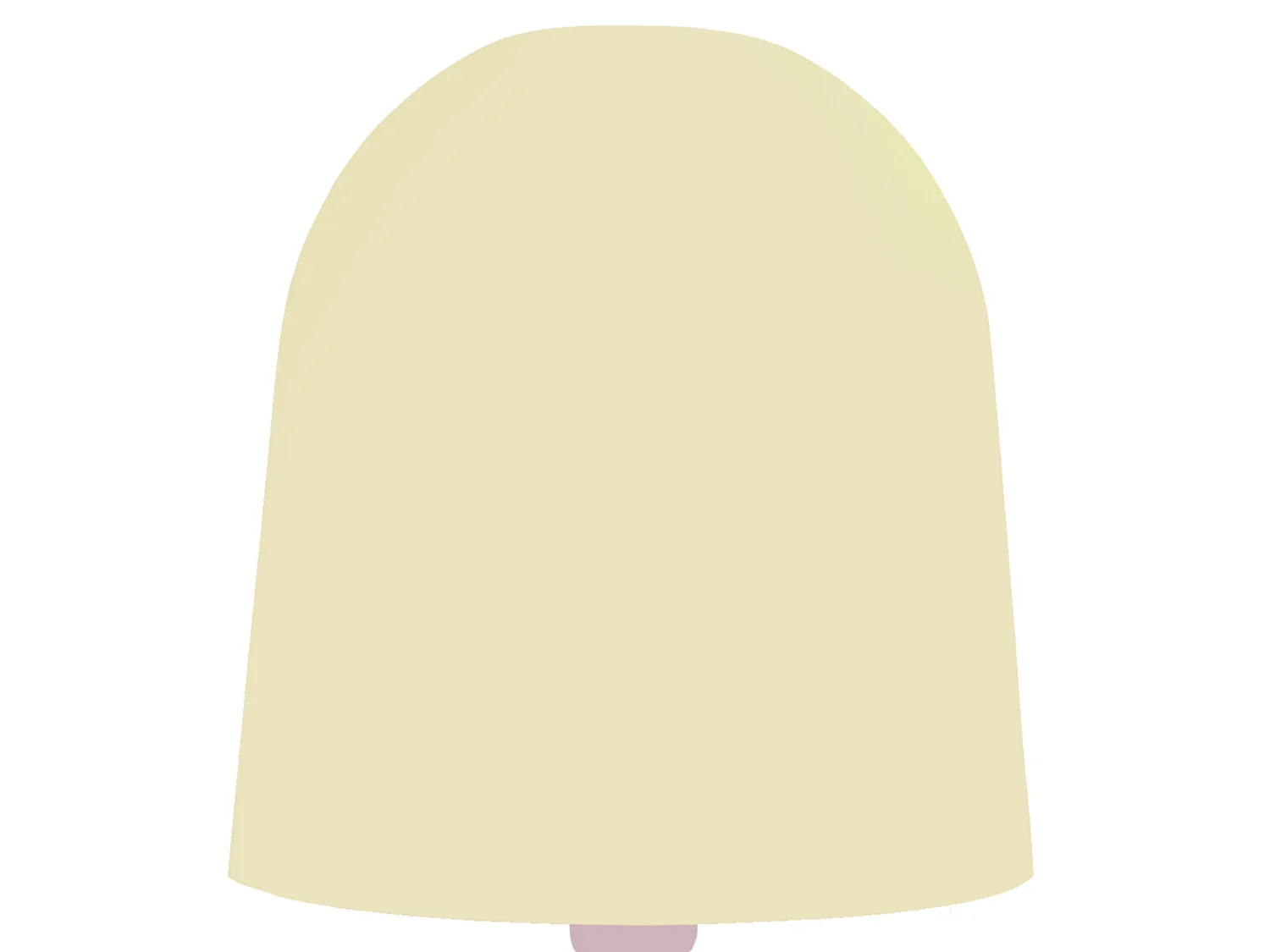 Lampada da tavolo legno cone blu PETITE BRITTA beige  D'17cm