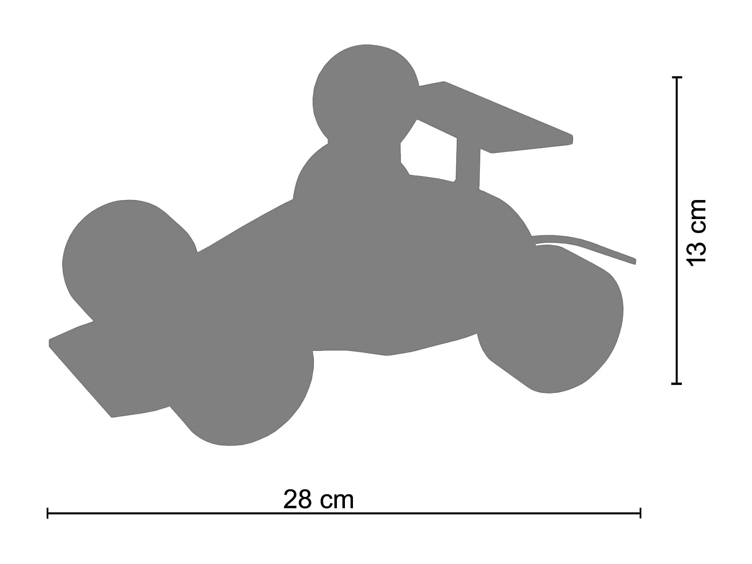 Lámpara de noche TOSEL ,madera,Azul  , A 10xD28x P 22cm