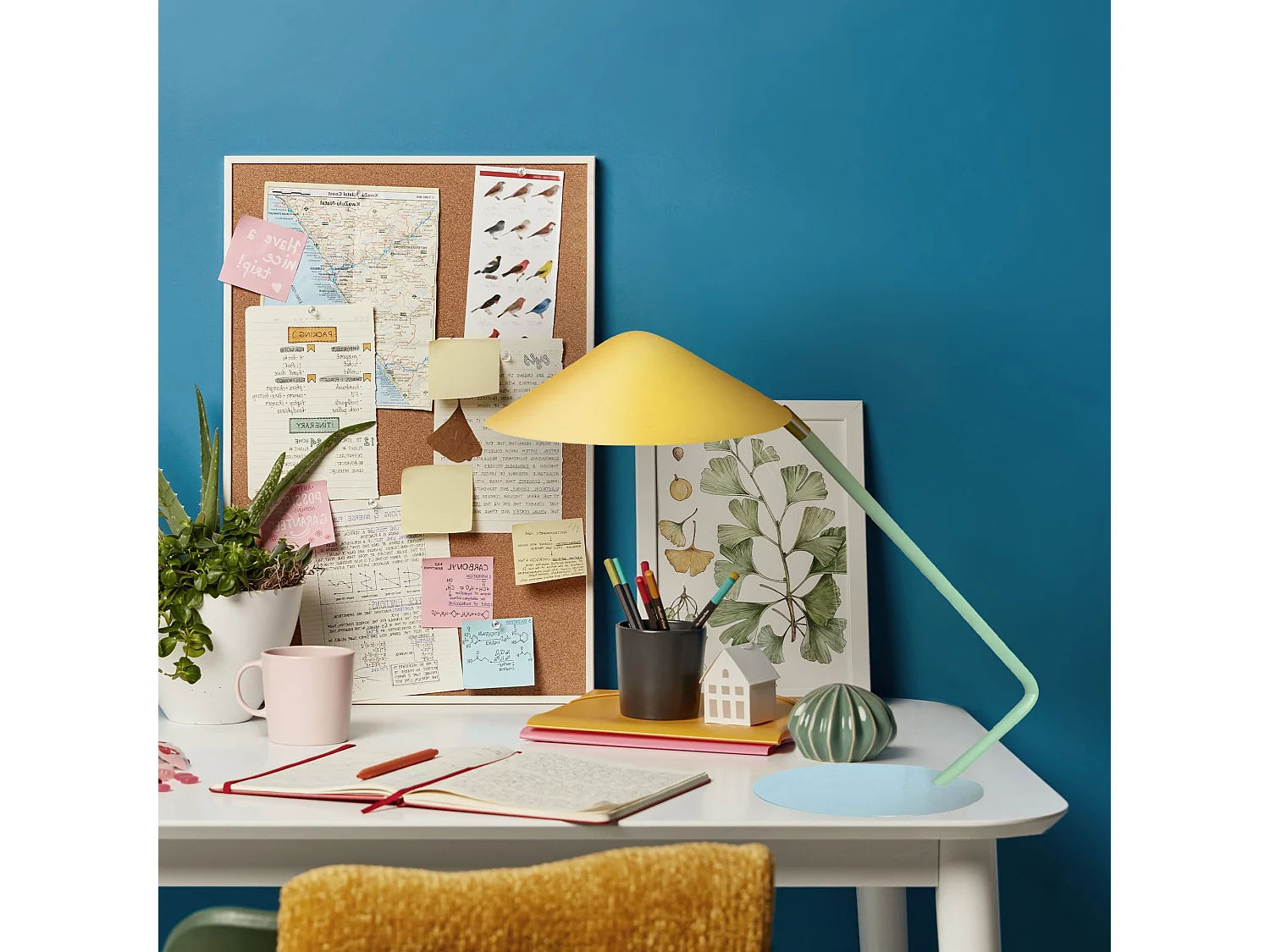 Abajur TOSEL CHAMPIGNON LT2 vidro cogumelo bege D15,5 x  H16,5  cm