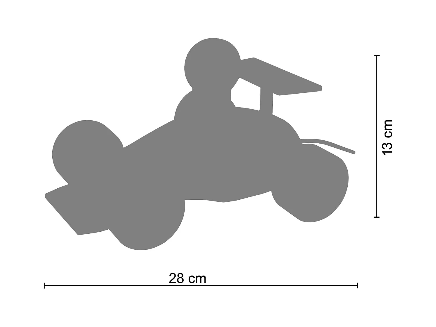 Lampe d'Enfant TOSEL ,bois,Jaune ,H24xD14xP14cm
