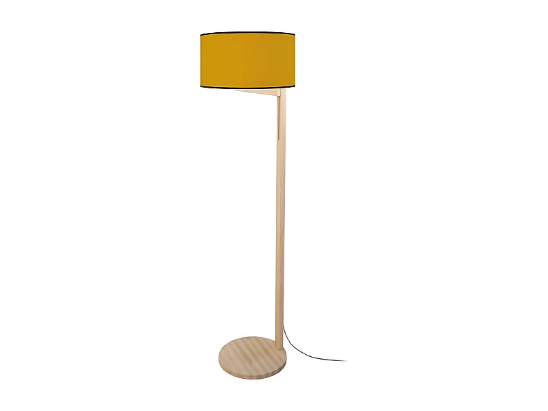 Lampe a Poser TOSEL  ,bois ,naturel ,H51xD30xP30 cm