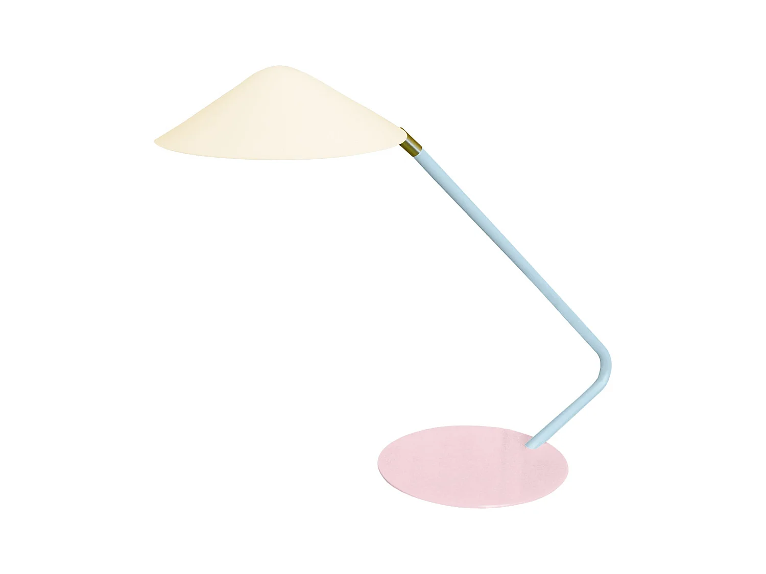 Lampe de Bureau TOSEL ,métal,beige,H35xD20xP49cm