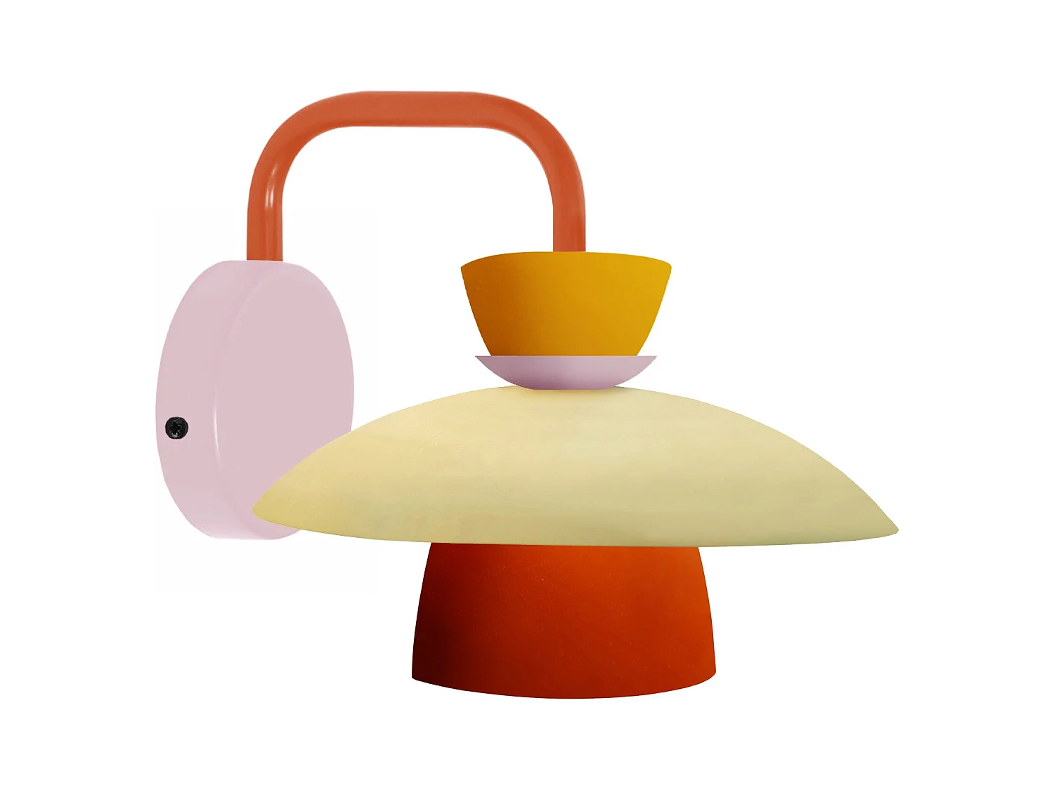 Applique TOSEL ,métal,beige,H26xD 23,5x P 26cm