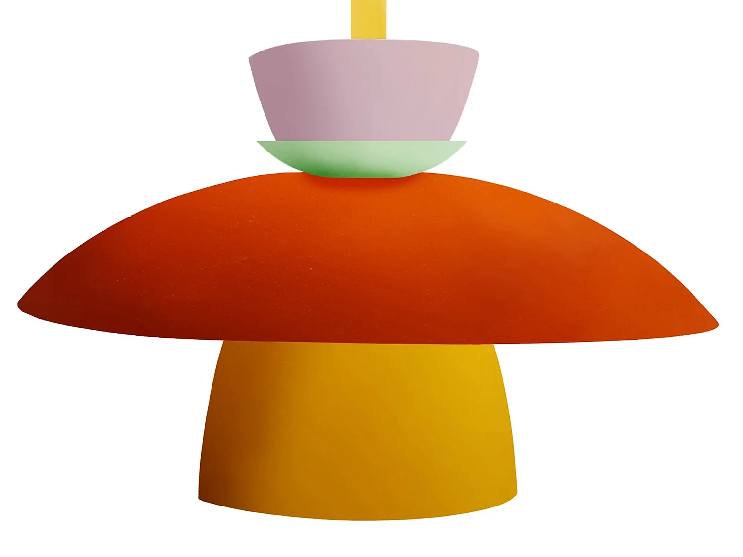 Aplique TOSEL ,metal,Naranja,A26xD 23,5xP26cm