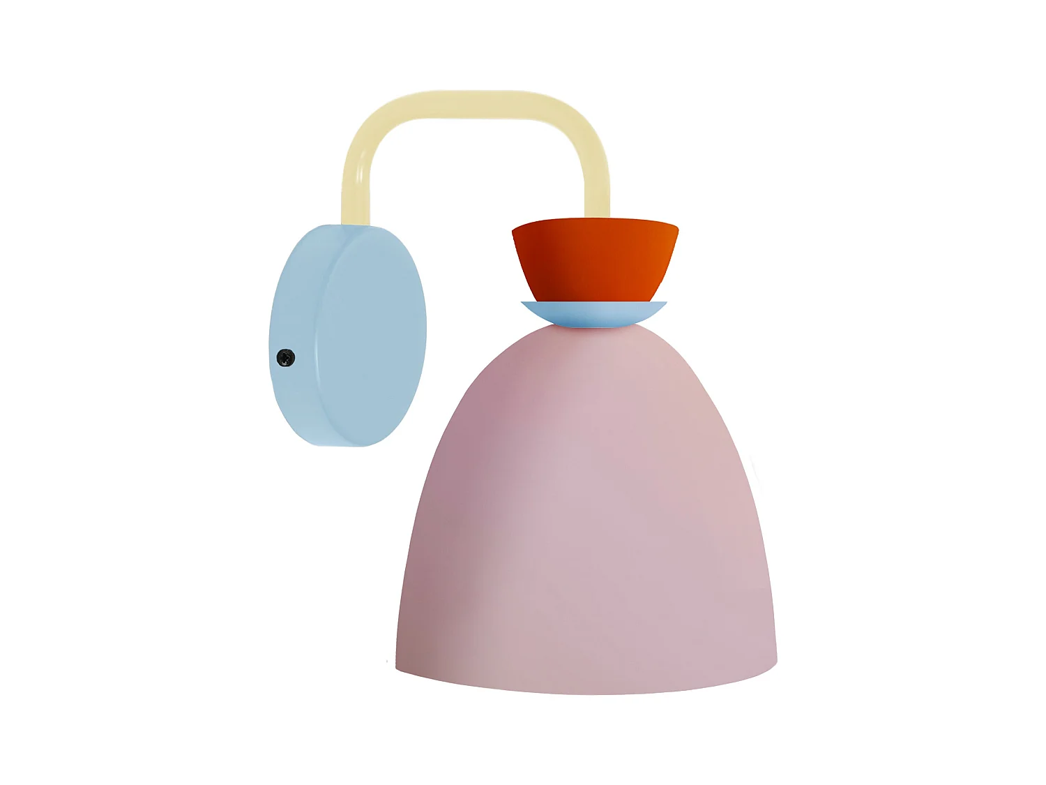 Applique TOSEL ,métal,Rose ,H24xD14xP23,5cm