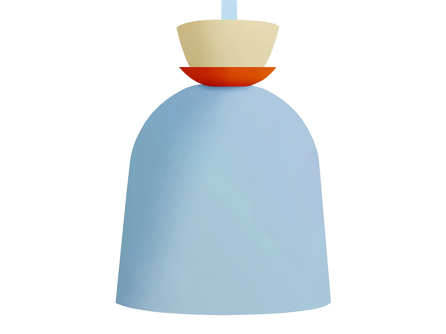 Aplique TOSEL ,metal,Azul ,A27xD14,5xP22,5cm