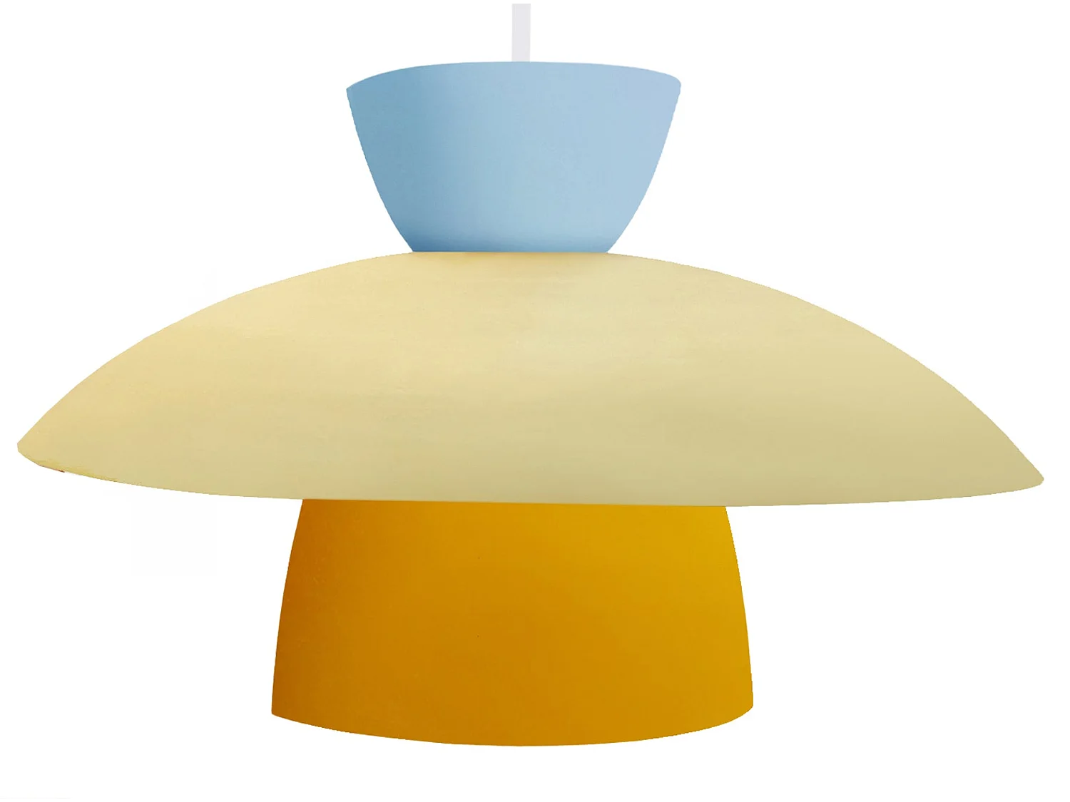 Applique TOSEL ,bois,Jaune ,H30xD24xP27,5cm